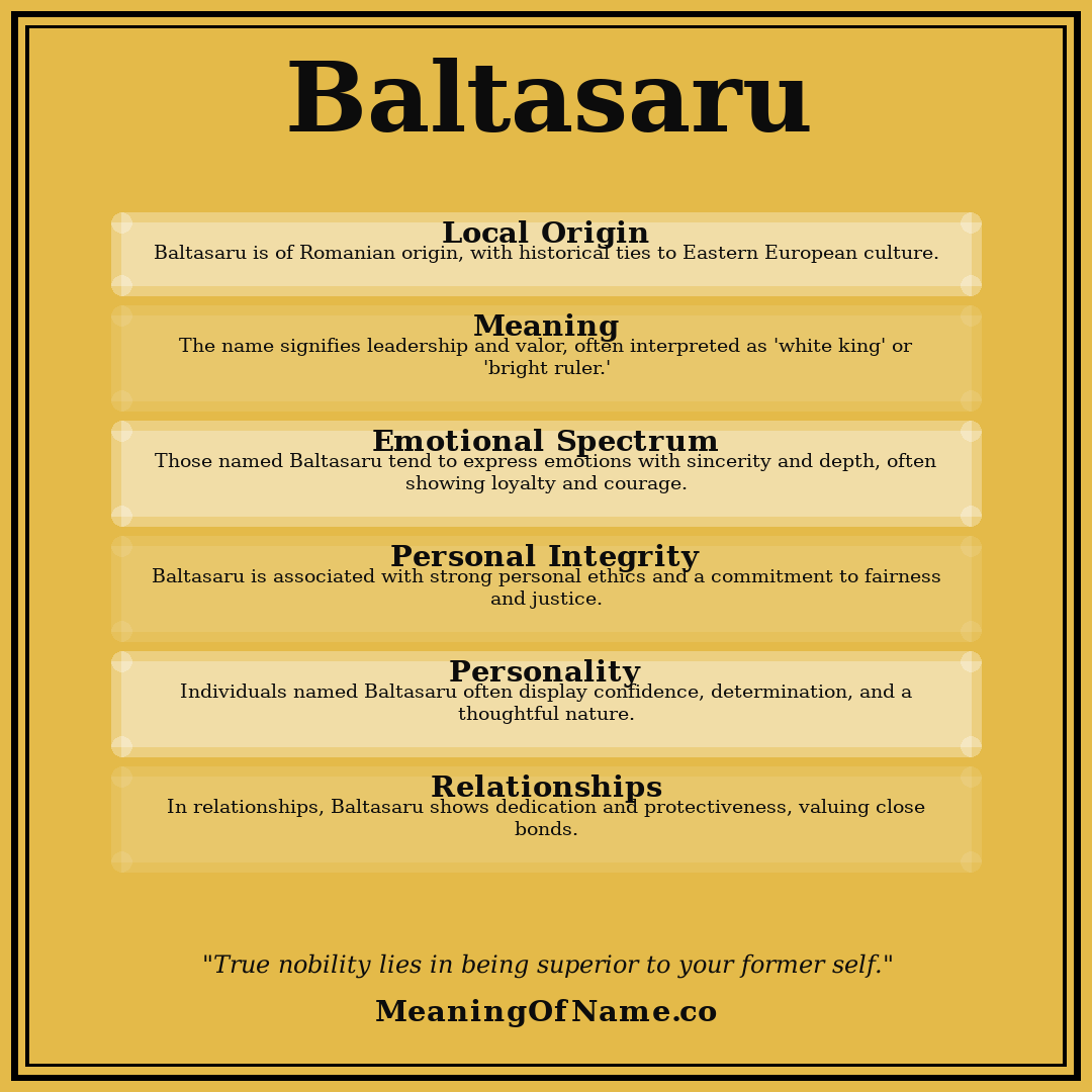 Baltasaru name meaning poster